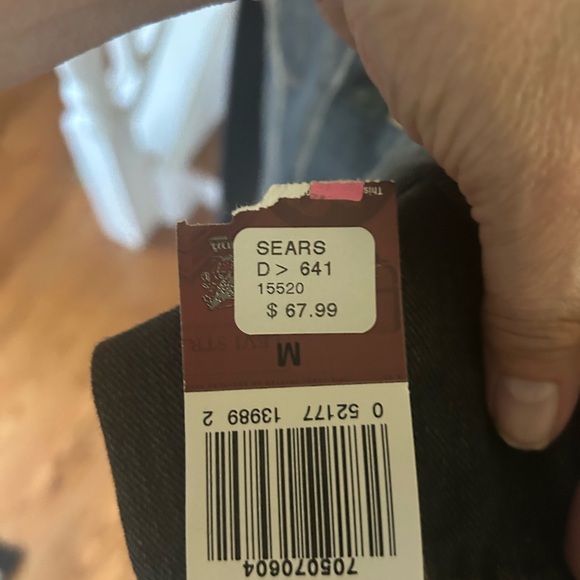 Vintage New Old Stock Levi's Men's Trucker Jacket Rust 705070604 Men’s Medium - Picture 6 of 13